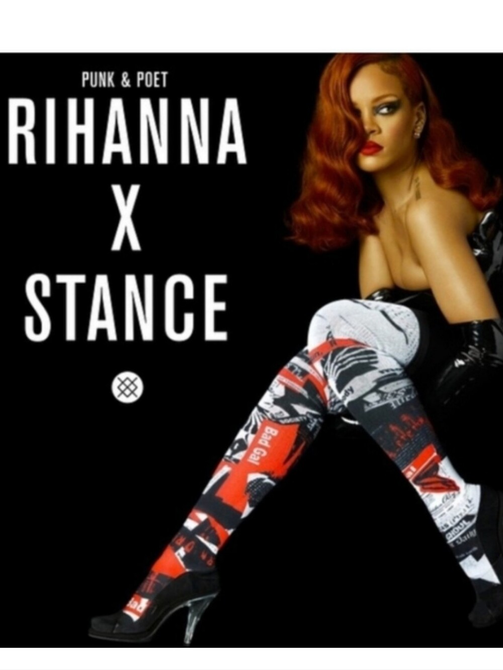 FENTY x Stance by Rihanna “B*tch Better Have” Knee High Socks One Size NWT